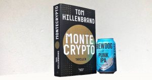 Tom Hillenbrand Buch Montecrypto und PUNK IPA Bier